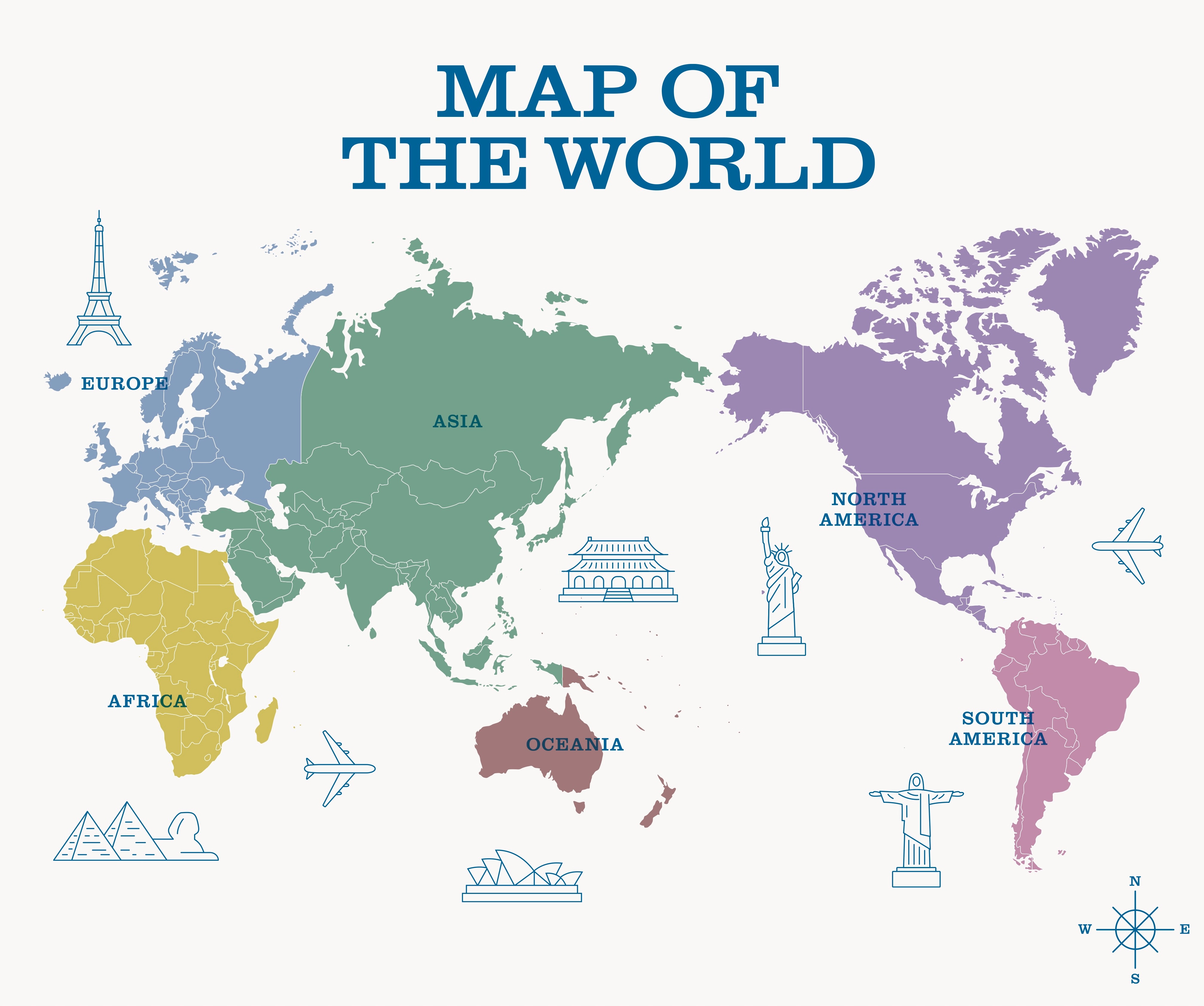 ワン・ステップ国際交流パーティー／日本＆世界地図
