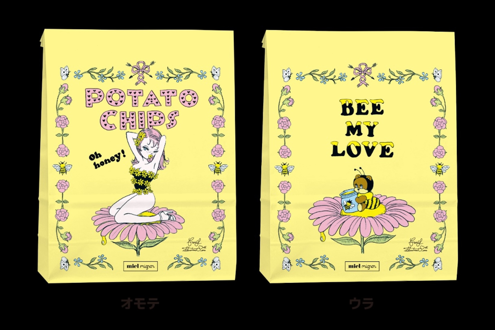 miel mignon（ミエルミニョン）×foxy illustrations限定パッケージ