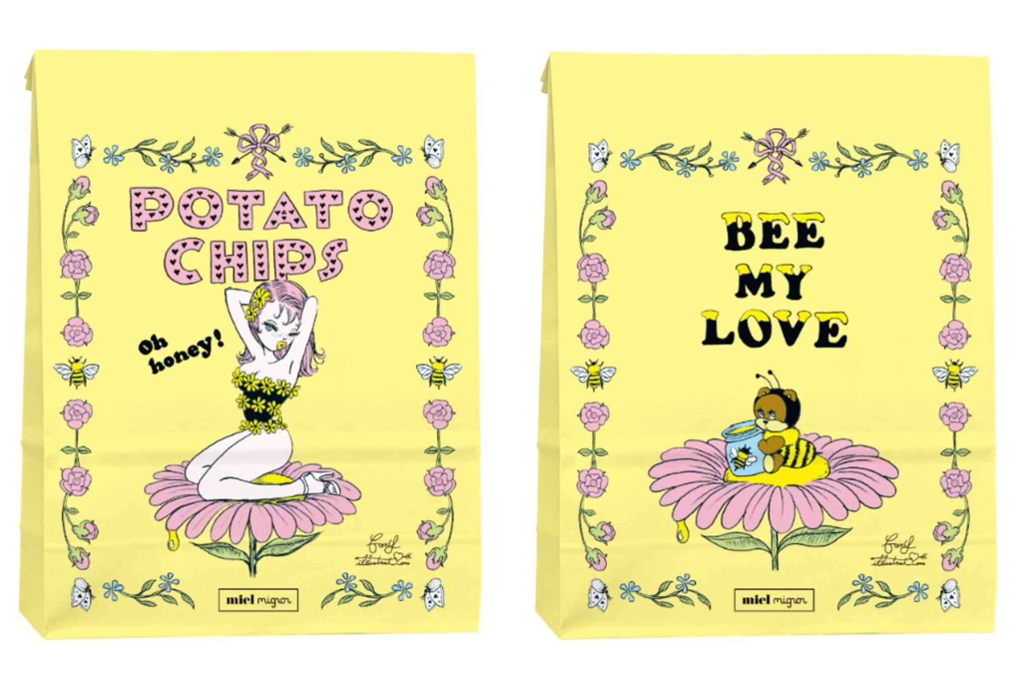 miel mignon（ミエルミニョン）×foxy illustrations限定パッケージ